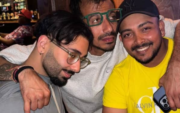 Yuzi Chahal And Prithvi Shaw Party Hard With Social Media Star Orry In UK - Check Pics